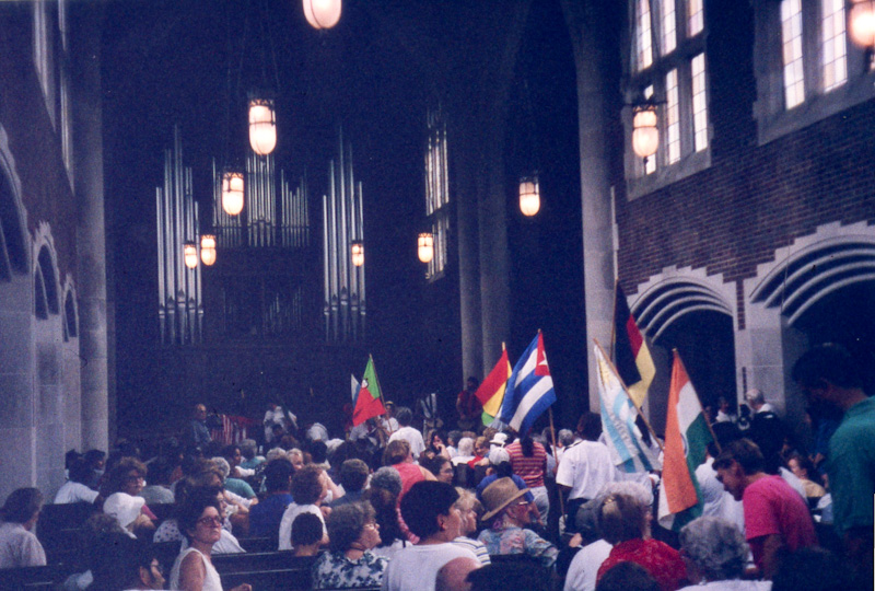 Inside the Scarritt Bennett Center during the Celebration of Cultures Festival