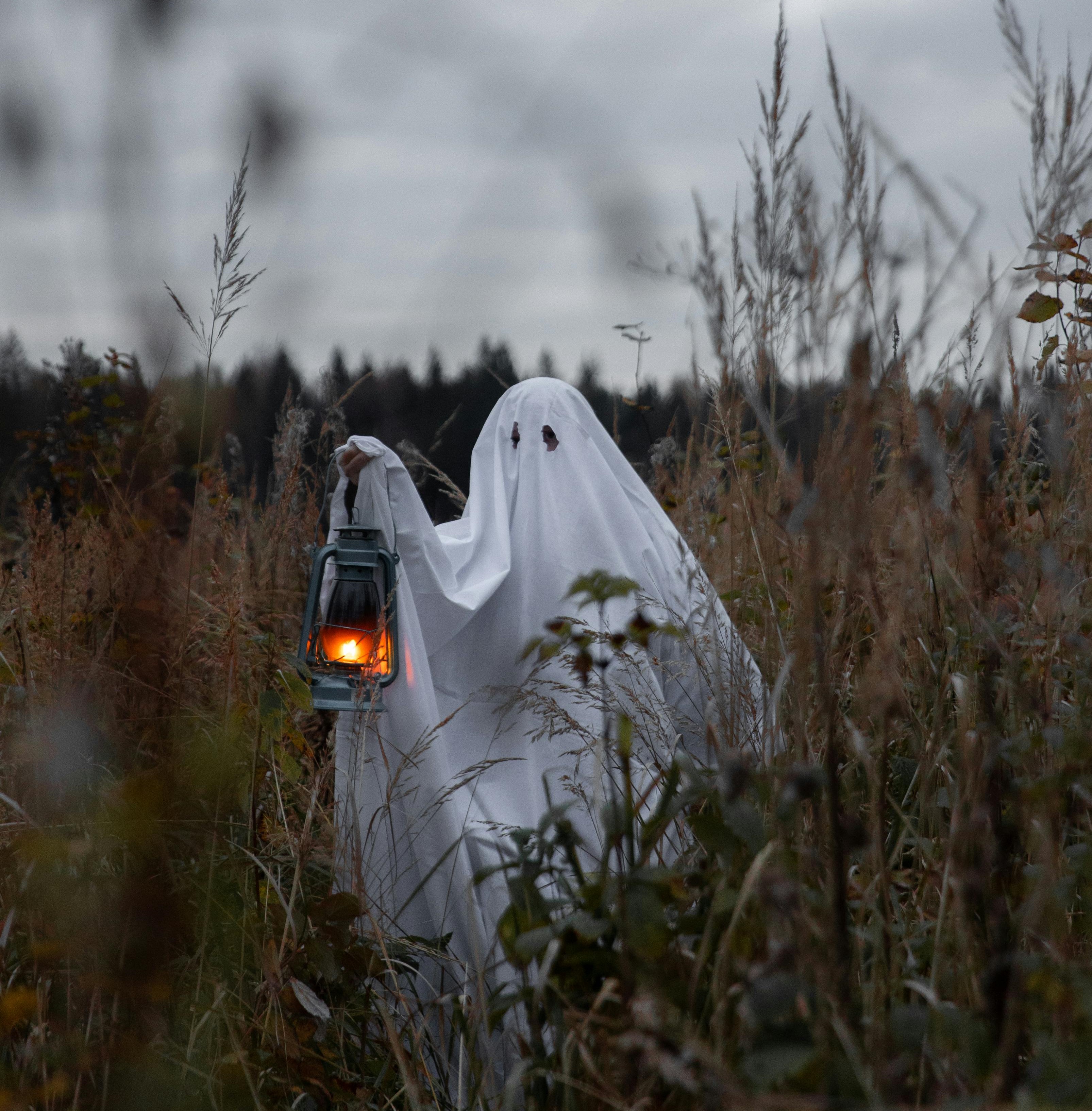 Ghost with a lantern